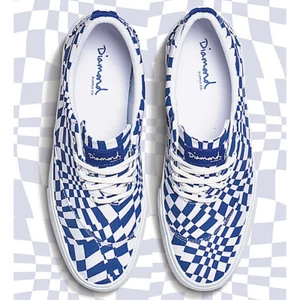 Diamond Supply Co. Avenue QS Zapatos de Patineta Unisex Azul Streetwear Tenis - Imagen 1 de 7