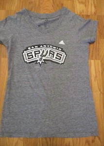 San Antonio (Texas) Spurs~maglietta donna grigia~taglia L~usata - Foto 1 di 8