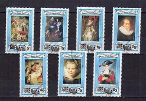 Grenade 1978 art tableaux de P.P. Rubens série de 7 timbres /TE1396 - Picture 1 of 1