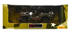 UT Models Willy's Jeep Military Green 24001 Military Vehicle 1:18 - Picture 1 of 6