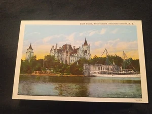 Boldt Castle Heart Island Thousand Islands New York - alte Postkarte - Bild 1 von 2