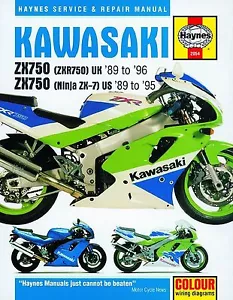 Manuale di riparazione Kawasaki Ninja ZX-7R / ZXR750 1989 - 1996 - Foto 1 di 3