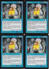 MTG: RELEARN Weatherlight UNCOMMON; played, Excellent condition x4