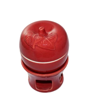 Asador de manzanas Ø 10 cm + estufas - asador de manzanas molde de manzanas asadas cerámica - Imagen 1 de 3