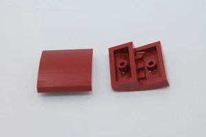 Lego 10x Bogenstein 2x2 slope curved 15068 dunkelrot dark red - Picture 1 of 1