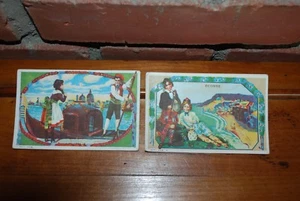 CHROMO CHOCOLAT CARDON DUVERGER LOT DE 2 CARTES LES PAYS - Imagen 1 de 2