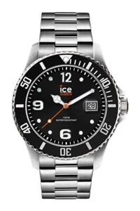 Ice Steel Black/Silver 40mm Medium Watch 16031 - Picture 1 of 1