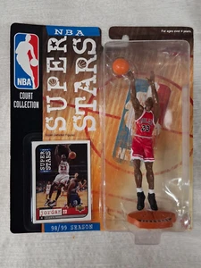 NBA Super Stars Court Collection Michael Jordan Action Figure Red Jersey - 1998 - Picture 1 of 5
