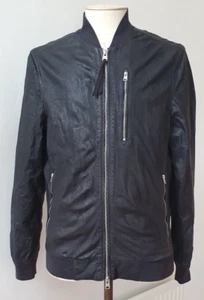 ***GORGEOUS***ALL SAINTS *SMALL*KINO* LEATHER BOMBER JACKET - Picture 1 of 23
