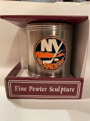 NY ISLANDERS PEWTER CAN COOLER Cover