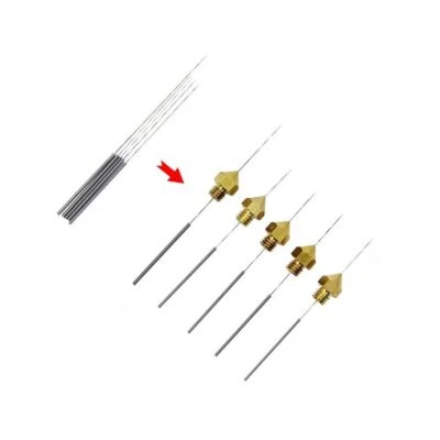 MARKENLOS Reinigungsnadel Verstopfte Düsen Reinigen 0.2/0.25/0.3/0.35/0.4mm Flexibel Neu