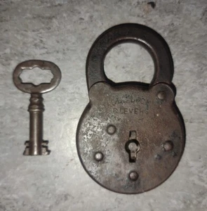 Eagle Lock Company 6 Lever Terryville, Ct W/Key - Not Working - Picture 1 of 2
