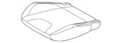 Conjunto de funda de cojín del lado del conductor original Ford Focus 2013-2014 CV6Z-5862901-MA Foto 1 de 2