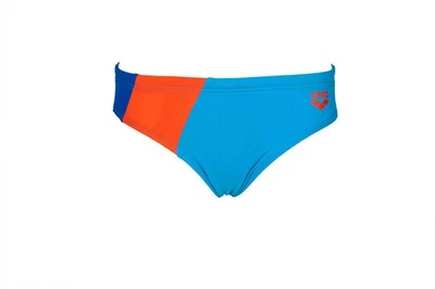 arena Calzoncillos Niños Rayas Diagonales Bañador Turquesa/Azul Neón, 140 Foto 1 de 4