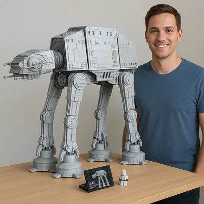 Star Wars AT-AT Walker .With 6785 Pcs. Generic Bricks. No Box - Image 1 of 3