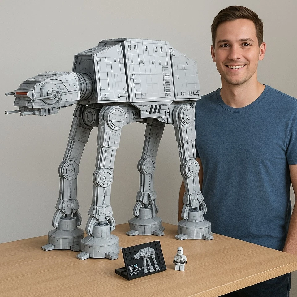 Star Wars AT-AT Walker .With 6785 Pcs. Generic Bricks. No Box - Image 1 of 3