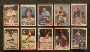 LOTE DE TARJETAS DON SUTTON 1979-1985................. (19 DIFERENTES) - Imagen 1 de 2