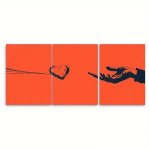 3pcs Fragile Handle with Care Print Metal Print Ready to Hang Art - Picture 1 of 7