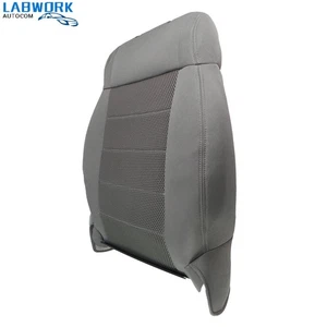 Front Left Driver Backrest Cover Gray Knit Fabric For Jeep Wrangler 2007-2012 - Picture 1 of 14
