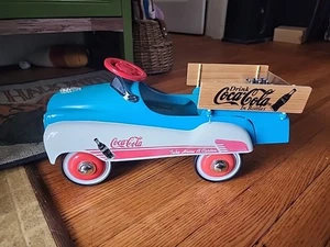 Coca Cola Rungenbett LKW Tretauto #2093 Die Cast Metall - Bild 1 von 9