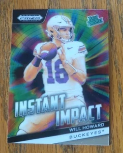 Will Howard - 2024 Panini Prizm Draft Picks Rated Prospect Instant Impact #II-WH - Bild 1 von 2