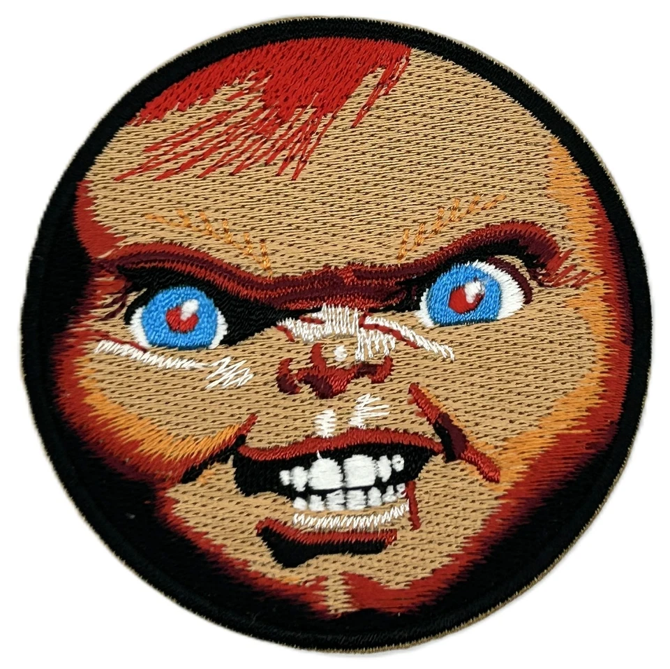 Chucky Childs Play Horror Applique Embroidered Iron on Patch