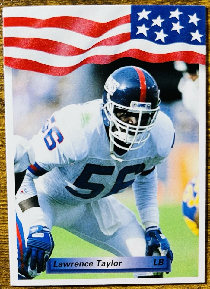 1992 All World Football Lawrence Taylor New York Giants #217 HOF Legend NM-MT - Image 1 of 2