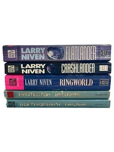 Vintage Lot of Larry Niven’s Known Space Universe SiFi Paperback Books 5 Books - Imagen 1 de 6