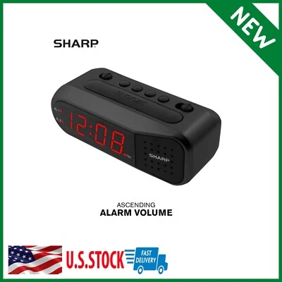 Reloj despertador digital súper extra fuerte agitador de cama vibrante para sordos que duermen pesados Foto 1 de 4