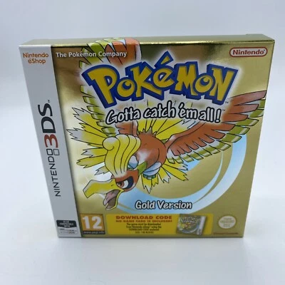 Pokemon Gold Version (Box and Code) - Nintendo 3DS NEW - W/protective Case - New - Image 1 of 4