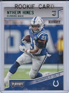 NYHEIM HINES ROOKIE CARD 2018 Playoff Kickoff RC Indianapolis Colts Football - Picture 1 of 2
