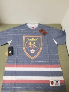 New Mitchell & Ness Mens MLS Real Salt Lake Jumbotron 3.0 Sublimated T-Shirt. - Picture 1 of 8