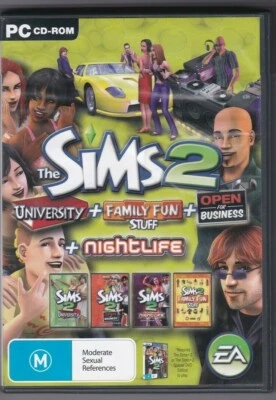 PC CD Games - The Sims 2 Expansion Collection (4 x Games 6 x CD ) - Image 1 of 2