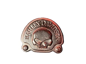 HARLEY Willie G Skull vintage MEDALLION - Picture 1 of 4