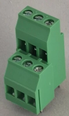 Paso de bloque de terminales 50 x EEHK508V-06P Dinkle 6W: 5,08 mm, 300 V, 25 A Foto 1 de 4