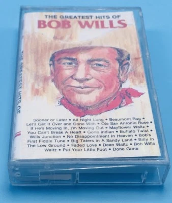 Bob Wills Greatest Hots Cassette Tape COMPLETE Great Condition Tested RARE OOP - Image 1 of 3