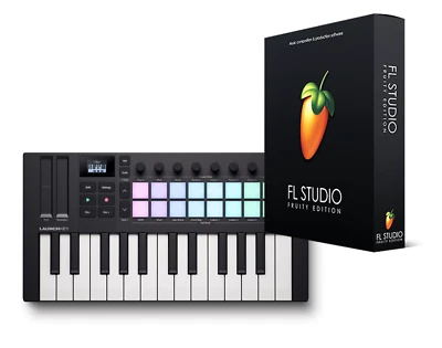 FL Studio Fruity + Novation Launchkey Mini 25 MK4 Bundle - Image 1 of 4