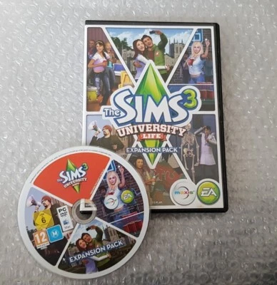 Die Sims 3 University Life Erweiterungspack Add-On PC CDROM Spiel Rollenspiel - Bild 1 von 3
