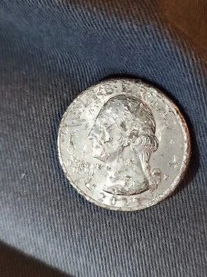 2021 P Washington crossing the delaware quarter Machined error  - Image 1 of 2