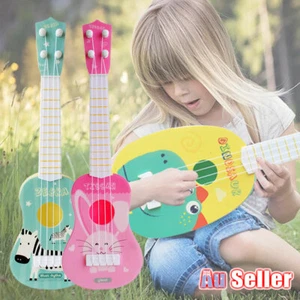 Guitar Toy Ukulele Educational For Kids Classical Beginner Musical Instrument UV - Picture 1 of 12