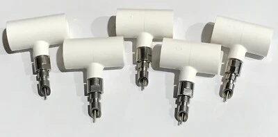 RNL RABBITNIPPLES.COM Stainless Steel Rabbit Nipple 5 Pc Automatic Water Feeders Rabbit Nipples