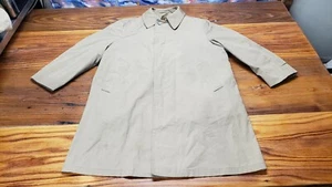 Para hombre talla 42 reg | niebla de Londres | gabardina beige | delineador de piel extraíble | plumero - Imagen 1 de 12