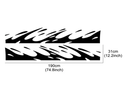 Наклейки на боковую сторону автомобиля графические волны для MINI Cooper S One JCW гоночные спортивные - Изображение 1 из 4