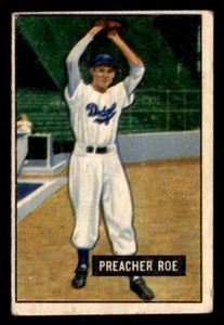 1951 Bowman Baseball #118 Preacher Roe GD