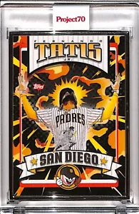 2021 TOPPS PROJECT 70 #739 FERNANDO TATIS JR BY SKET ONE AP SILVER FRAME 51/51 - Picture 1 of 2