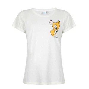 Disney Bambi Classic Damen kurzarm T-Shirt Shirt XS-XL 100% Baumwolle - Bild 1 von 4