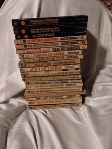 edgar rice burroughs lot paperback 19 book lot burroughs - Picture 1 of 4