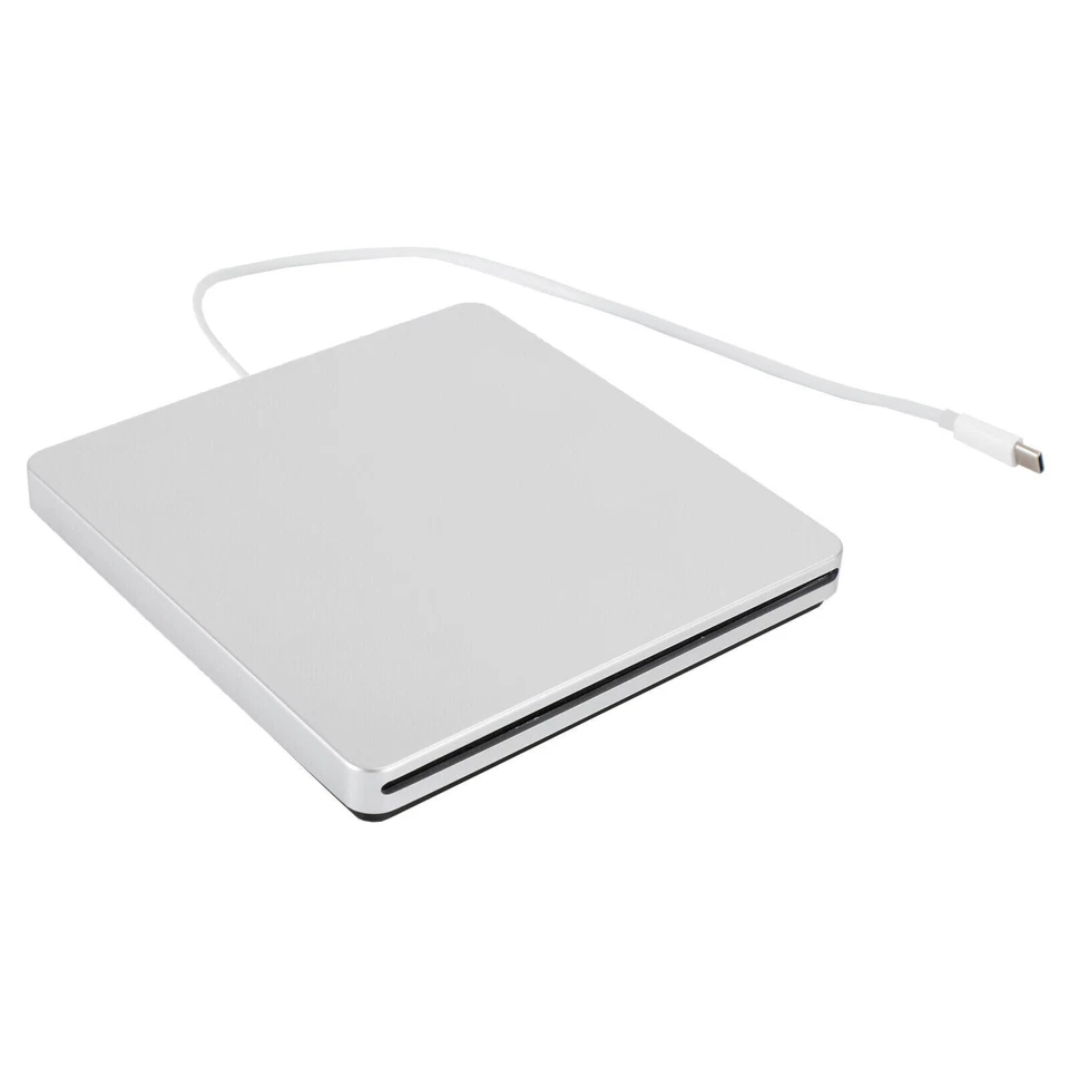 Type-C External Portable Blu ray DVD CD Burner Writer for Mac OS Win10 Laptop PC - Image 1 of 3