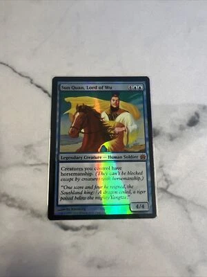 Sun Quan, Lord of Wu - FOIL - MTG From the Vault: Legends Lightly Played - Image 1 of 2