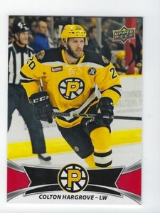 2016-17 Upper Deck AHL #67 Colton Hargrove red parallel